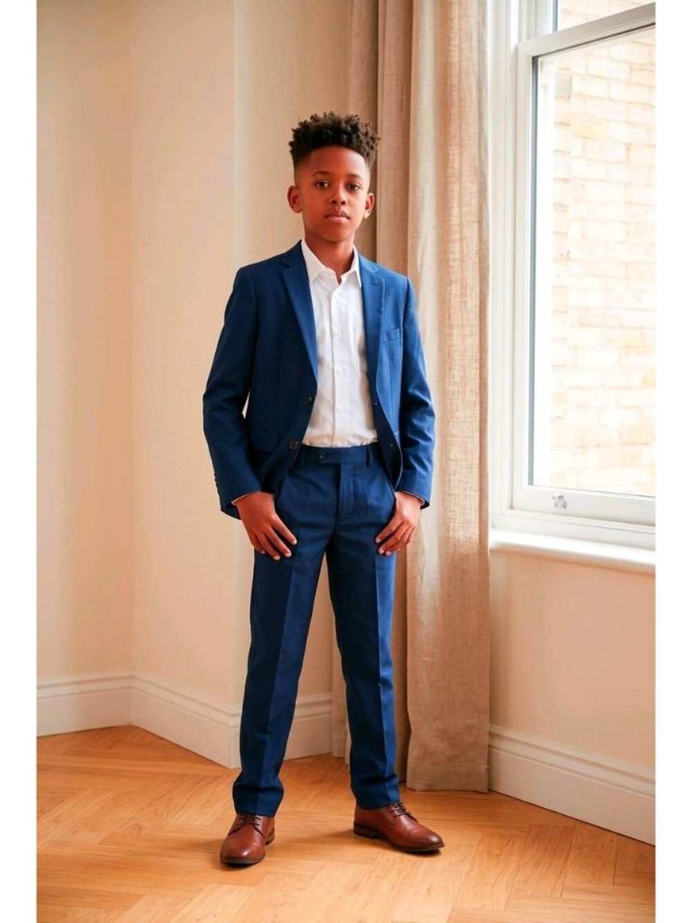 Lauren Ralph Lauren Boys Classic Blazer Two-Button Closure Fully Lined (SKU#1198